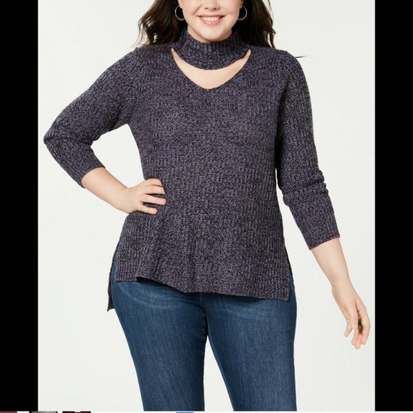 Planet Gold Women's 2x Trendy Plus Size Sweater - Picture 5 of 8